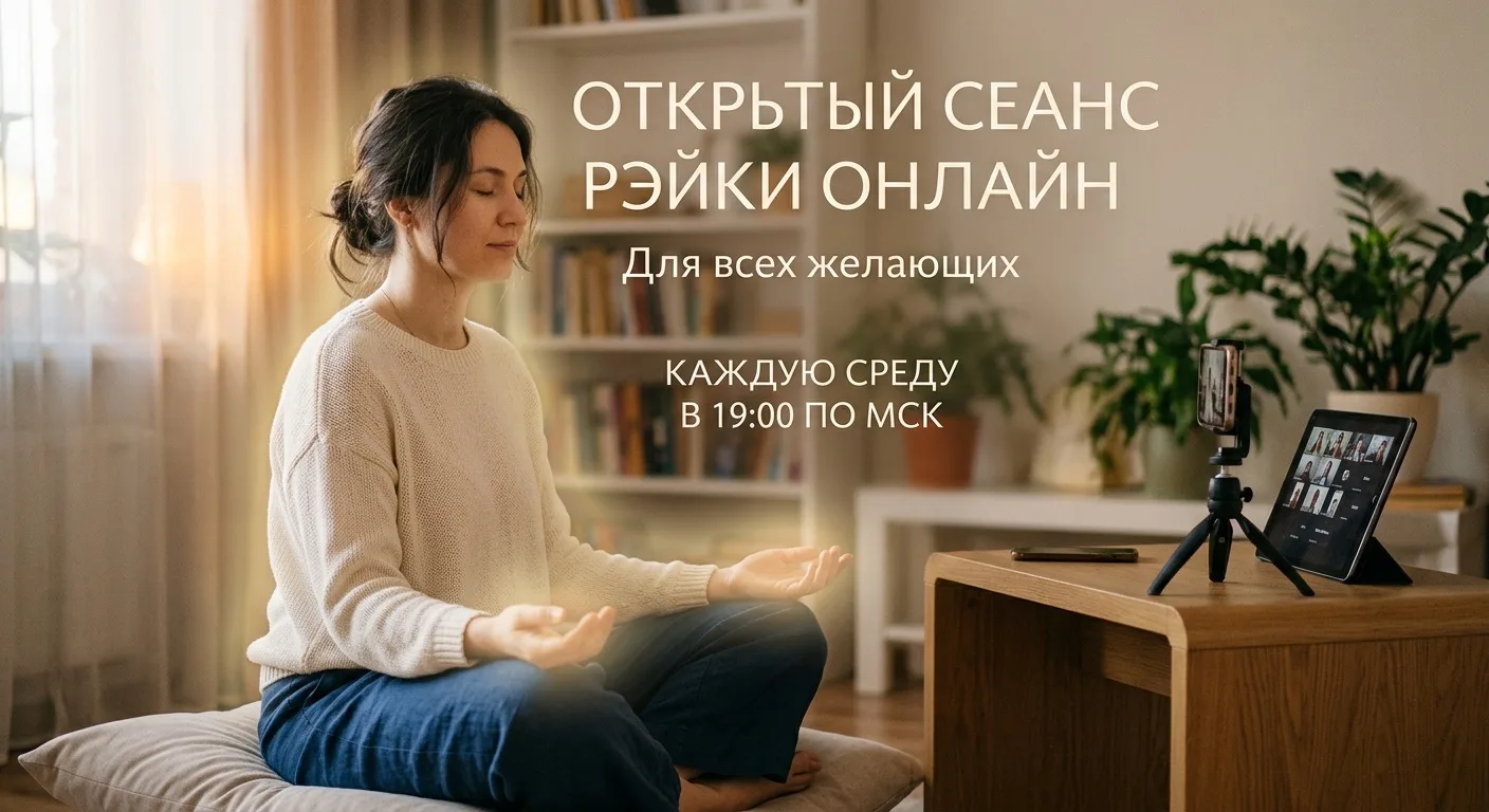 🌟 Открытый сеанс Рэйки: энергия для всех 🌟

Друзья, по вашей обратной связи вижу, что вам очень по