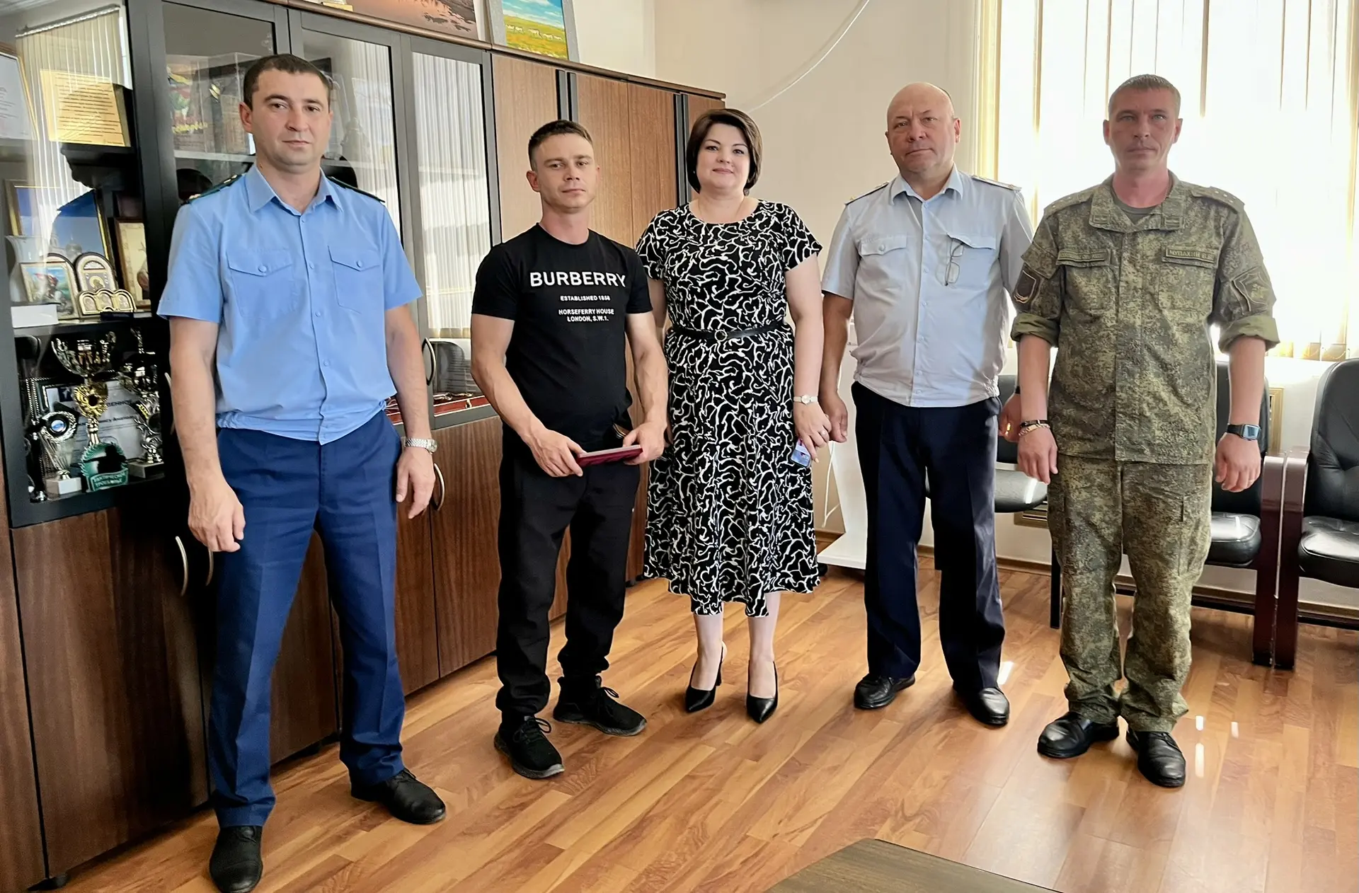 Сегодня государственная награда была вручена нашему уважаемому ветерану специальной военной операции