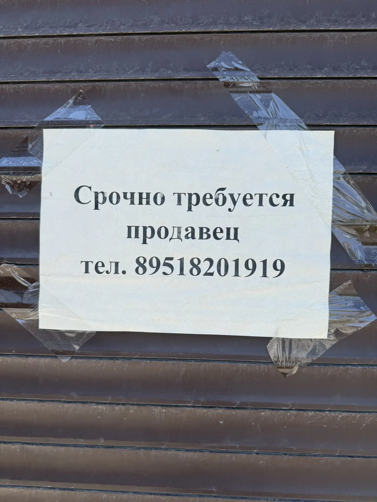 Кто спрашивал телефон Зверевский хлеб насчет продавца. Видимо, ещё не нашли, вот номер.