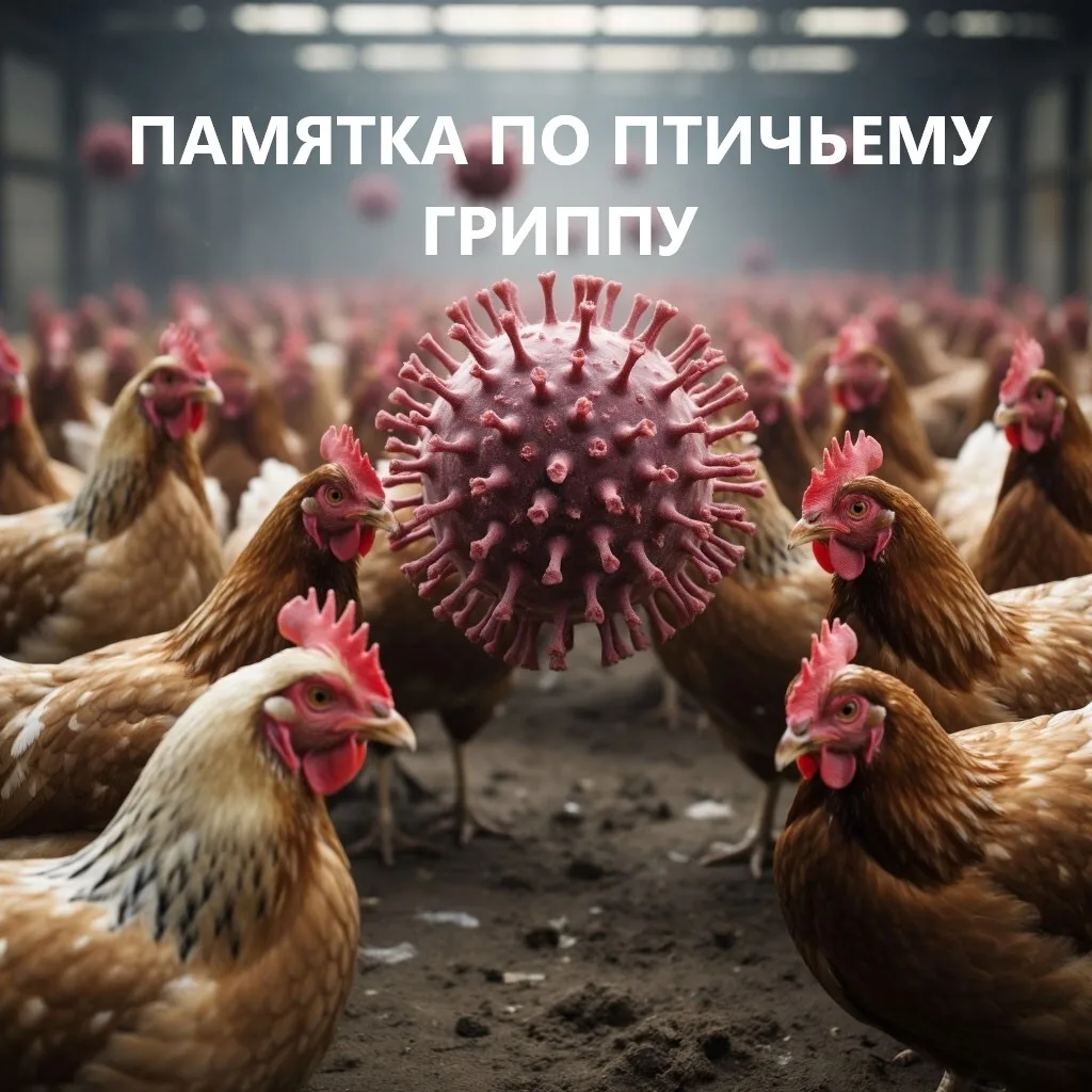 📌ПАМЯТКА ДЛЯ НАСЕЛЕНИЯ ПО ПТИЧЬЕМУ ГРИППУ
 
🐔Грипп птиц — это высококонтагиозное инфекционное забо