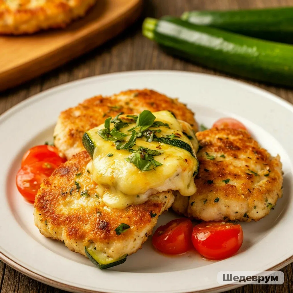🍖 ЧТО МОЖНО ПРИГОТОВИТЬ ИЗ ФАРША — 5 ПП-ИДЕЙ ДЛЯ ОБЕДА И УЖИНА

1. 🍗 КУРИНЫЕ КОТЛЕТЫ С ЦУКИНИ И СЫ