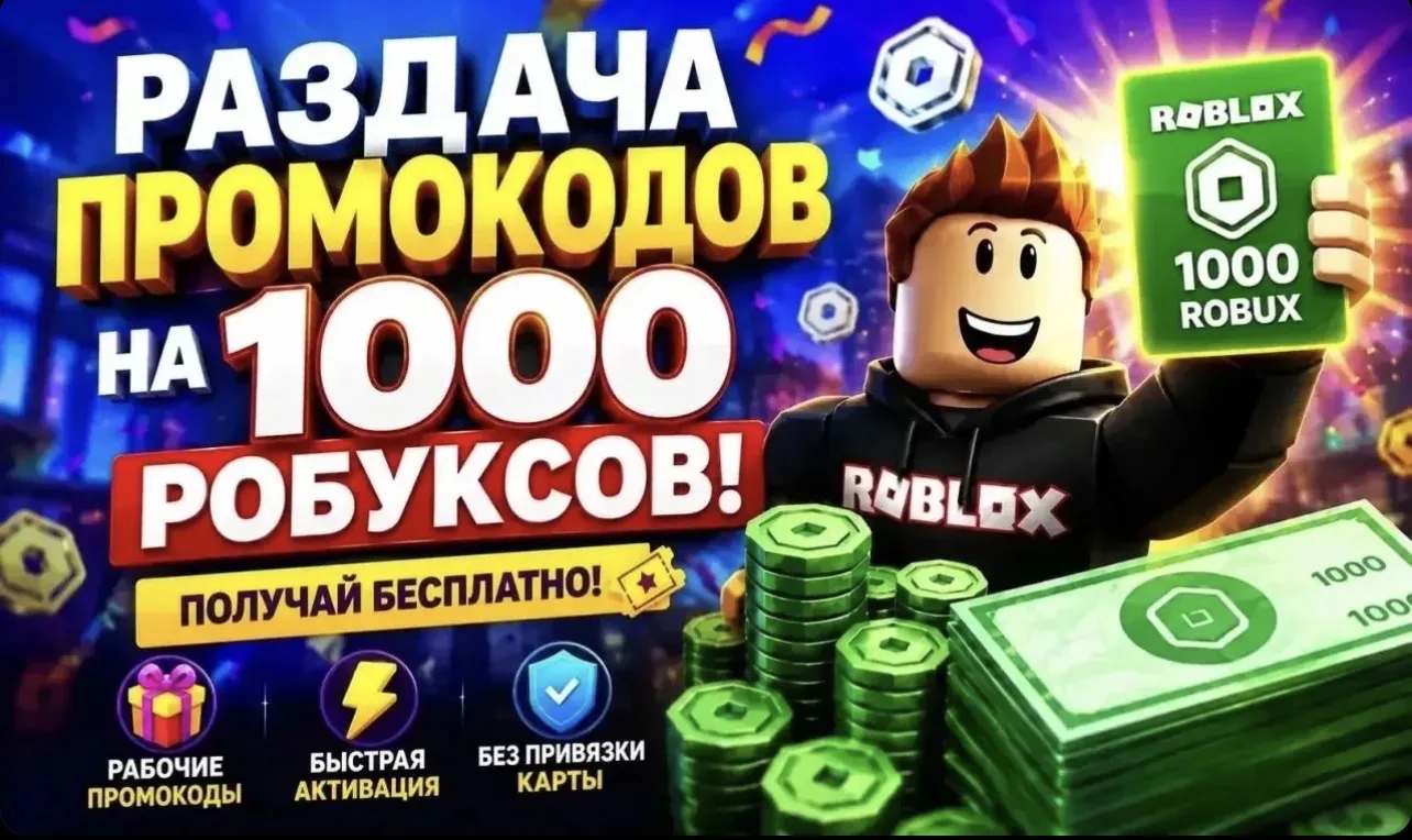 🎁 ТЫ ВЫИГРАЛ-(а) ПРОМО НА 10000 РОБУКСОВ👇

XSFVX*******

ЗАБЕРУТ ТОЛЬКО ПЕРВЫЕ 10👇