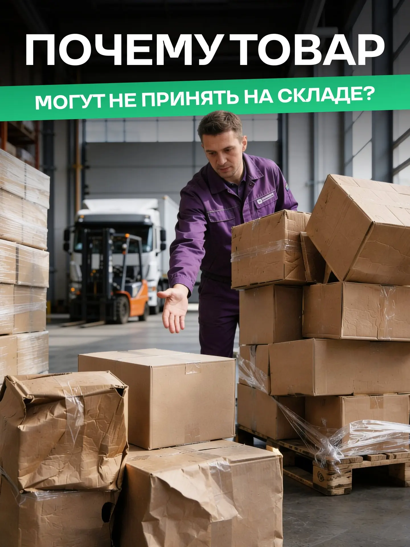 Почему ваш товар могут не принять на складе ❓
Сегодня разбираем самые частые ошибки селлеров:

1️⃣ Н