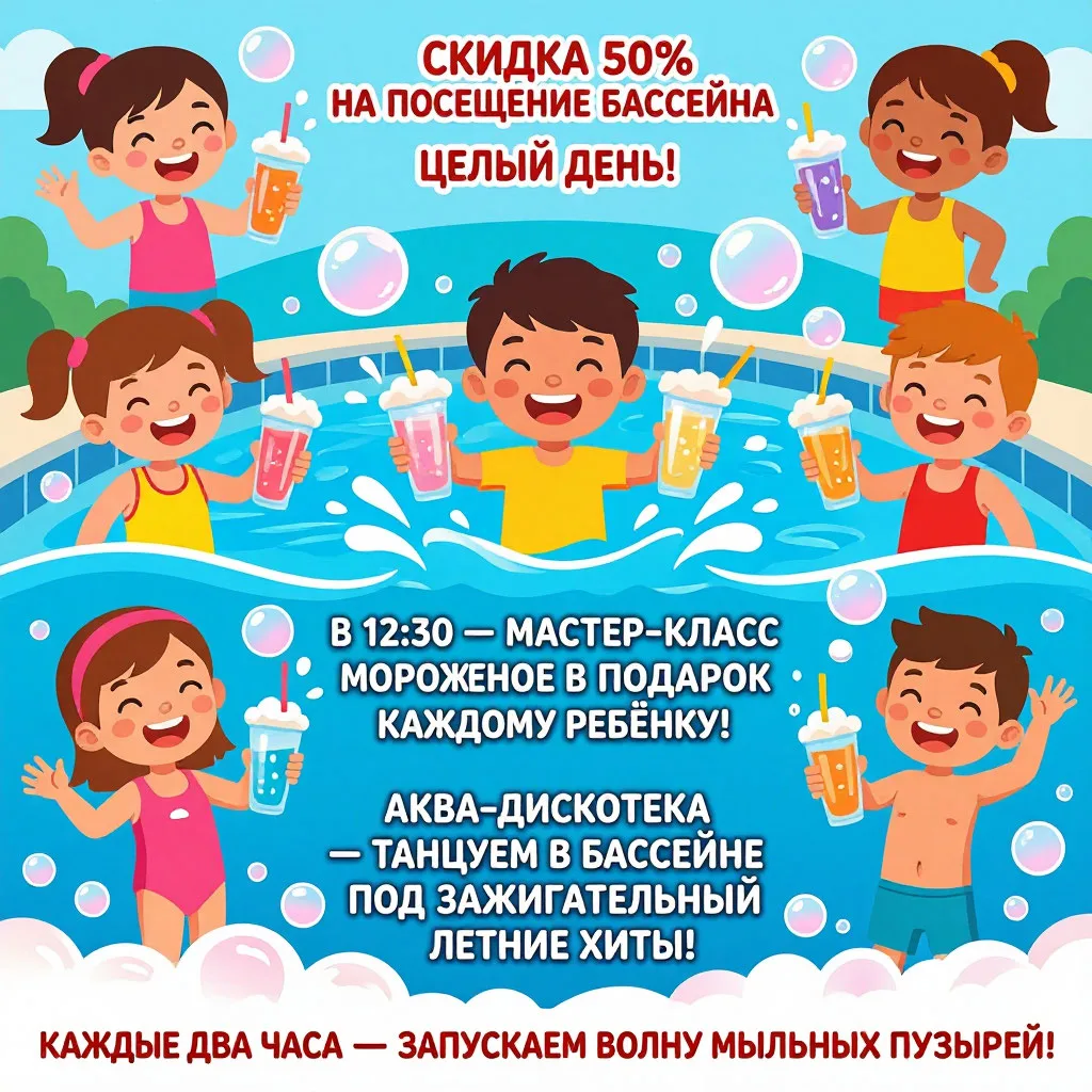 🎉 Волшебный день в комплексе «Мальдивы»: настоящий праздник лета! 🎉

Друзья, из‑за погоды мы перен