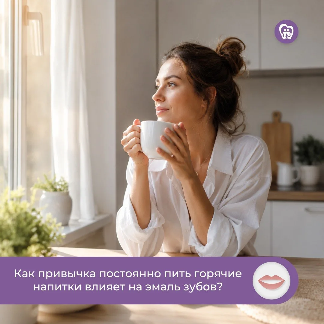 ☕ Как привычка постоянно пить горячие напитки влияет на эмаль зубов?

Марина не представляла своё ут