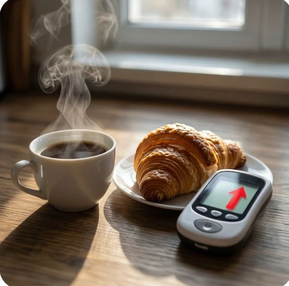 🚨 ГЛЮКОЗА НАТОЩАК: ПОЧЕМУ СЛАДКОЕ УТРОМ — ЭТО САБОТАЖ 🍩❌

Ты думаешь, что съесть сладкое утром — б