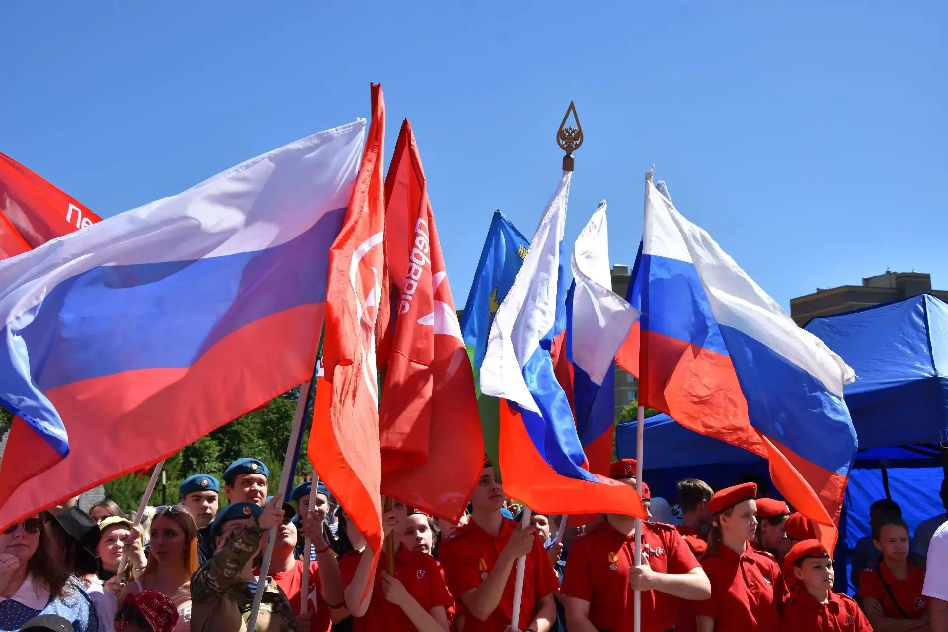 🇷🇺 Торжественное мероприятие в День России состоялось в новом центре культуры "Майский". Вместе с 