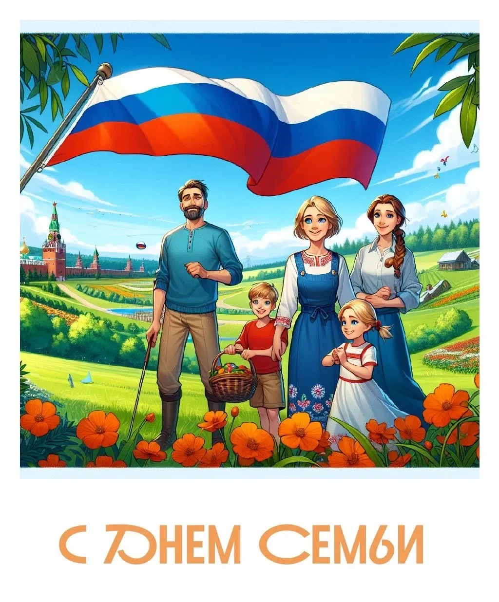 Друзья, С Днём Семьи, любви и верности!