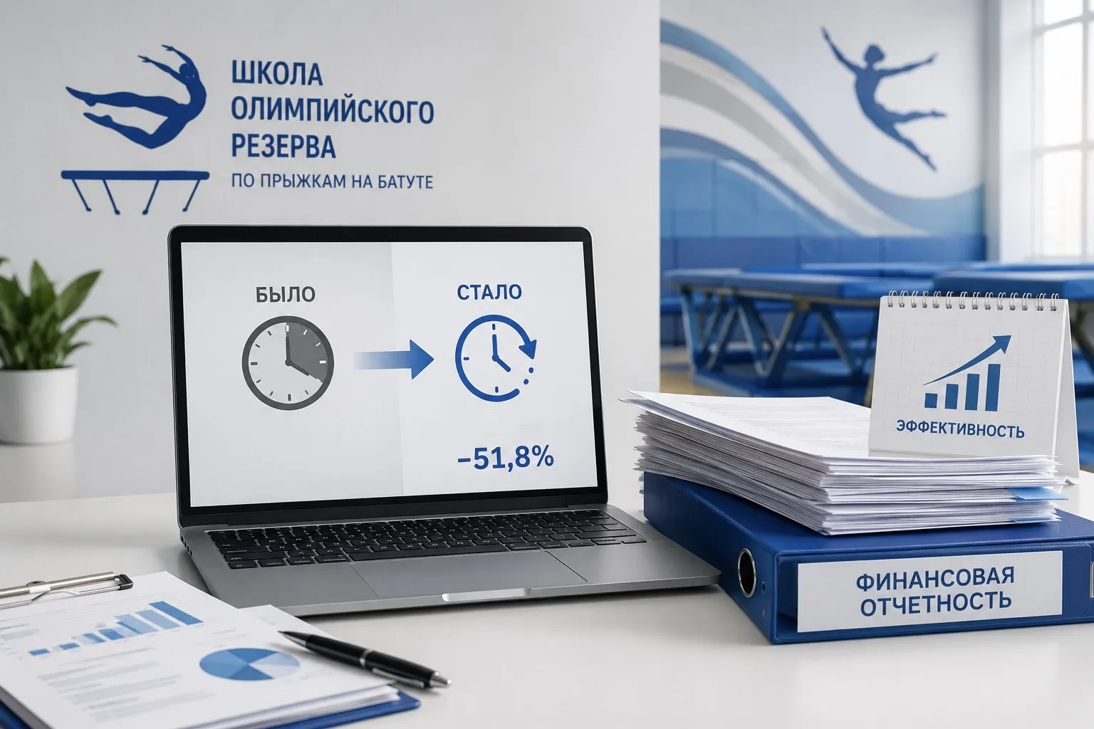 📈 Спортивная организация сократила время оформления финансовой отчетности в 2 раза

⌛ Школа олимпий