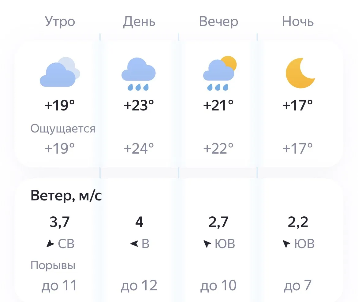 🌦️ Сегодня, 22 июня, погода играет в «угадайку»: то солнце выглянет, то дождь набежит. Но воздух уж
