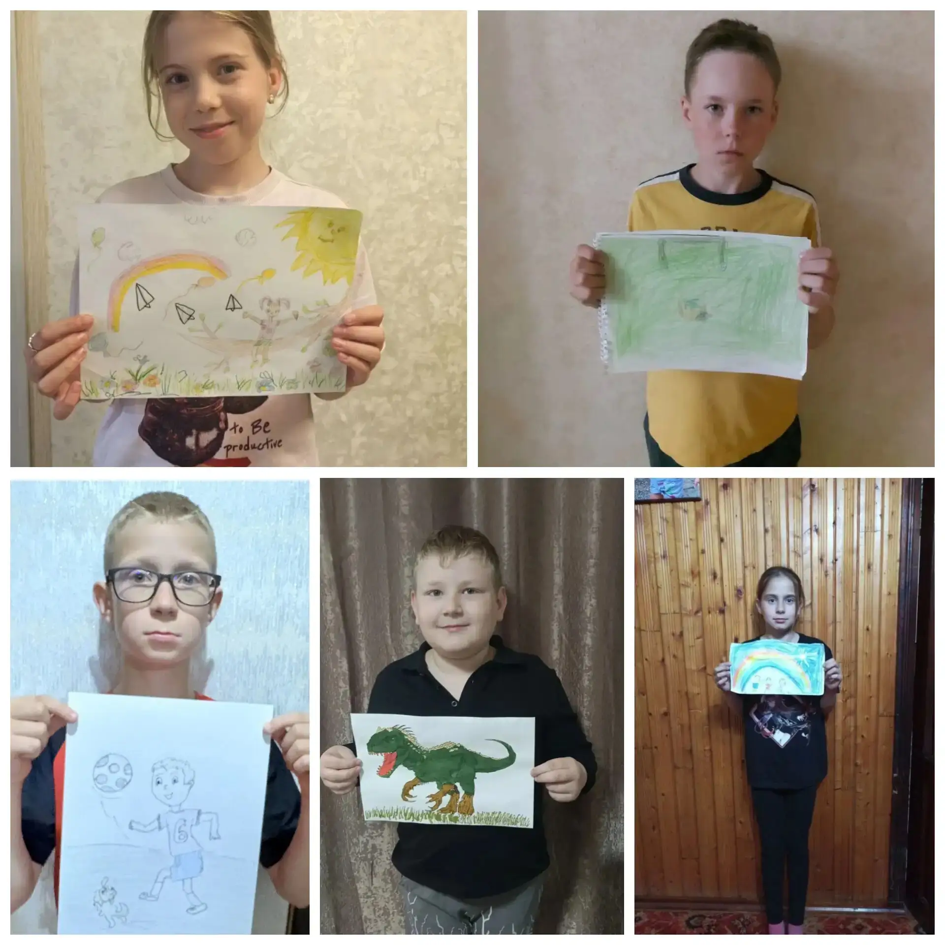 «Мир глазами детей» 
Онлайн выставка «Мир глазами детей», стала ярким завершением учебного года. Каж