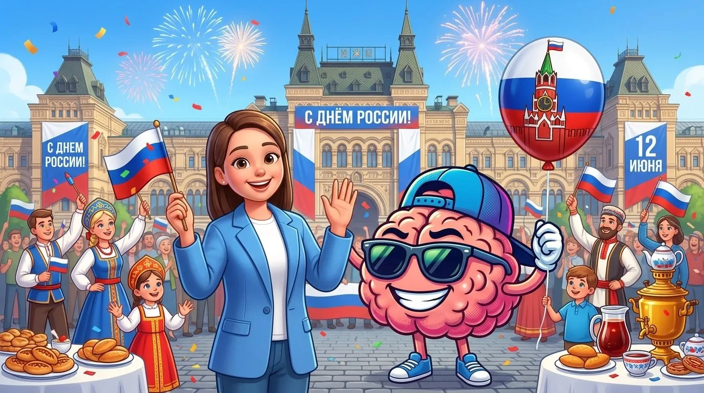 Коллеги, уже на этой неделе мы отмечаем День России! 🇷🇺

По этому случаю на канале БрайнКвиз подго