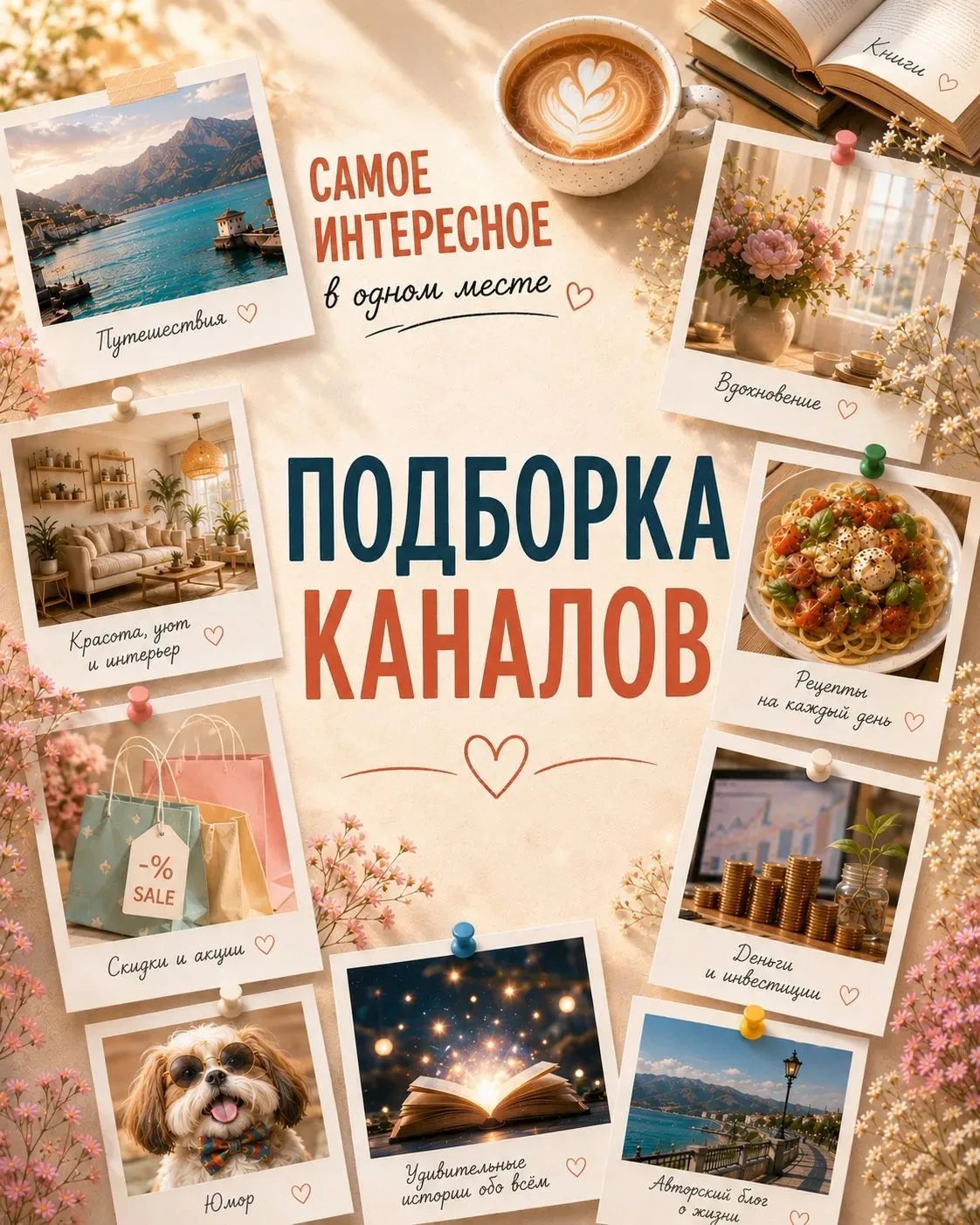 Иногда один полезный канал может подарить новую идею, любимый рецепт, интересный маршрут или неожида