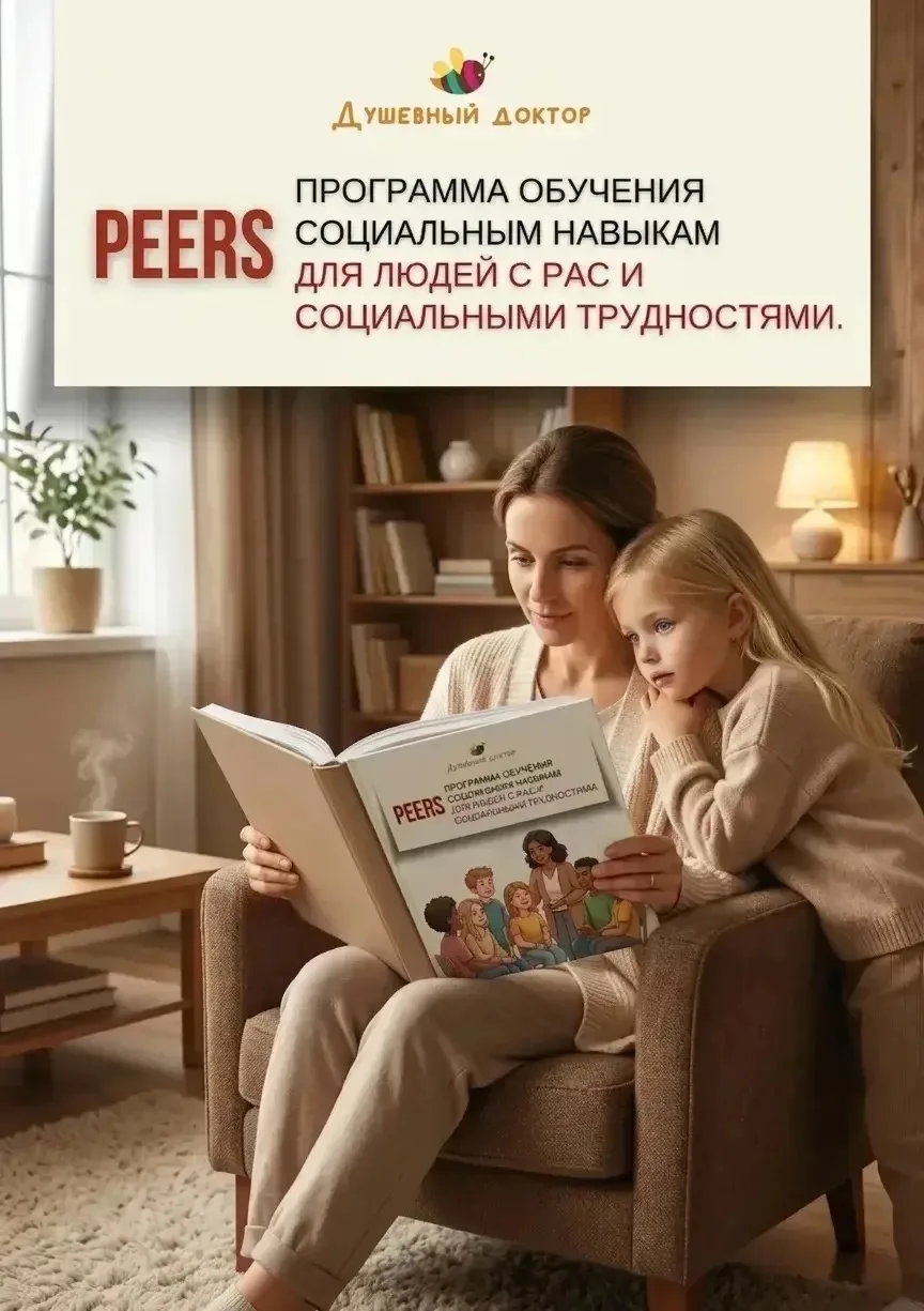 PEERS — это доказательная программа обучения социальным навыкам для людей с расстройством аутистичес