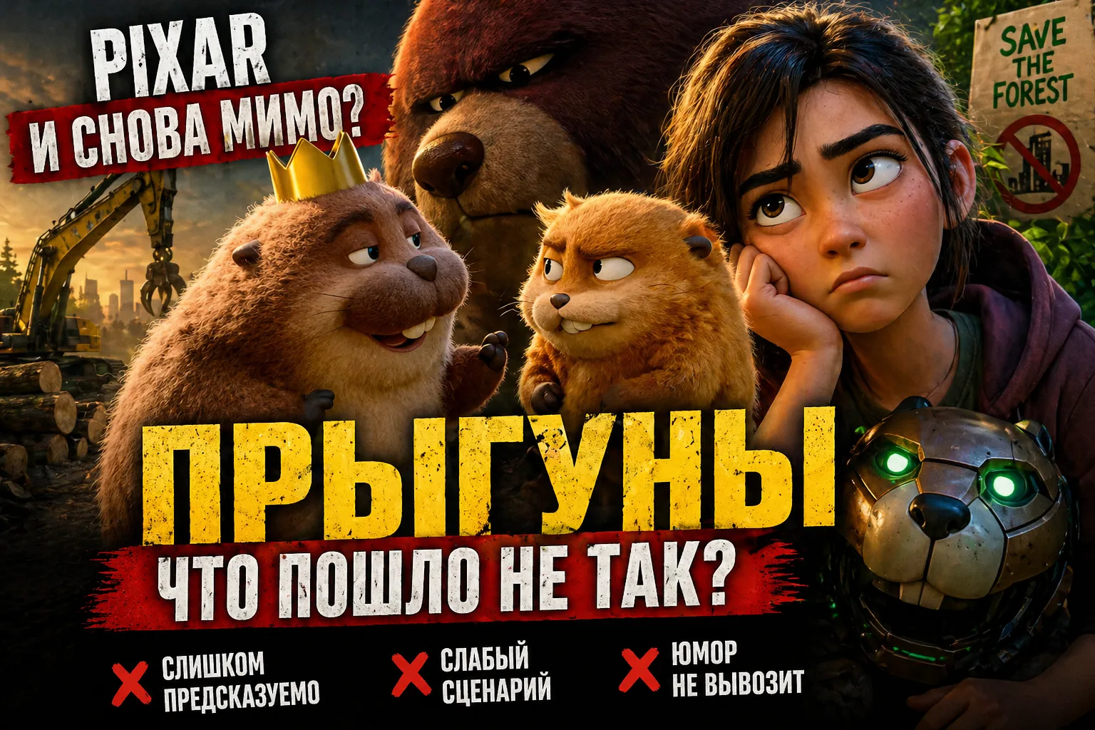 Прыжок без разгона: что пошло не так у «Прыгунов»

Pixar снова ищет контакт с аудиторией — и делает 