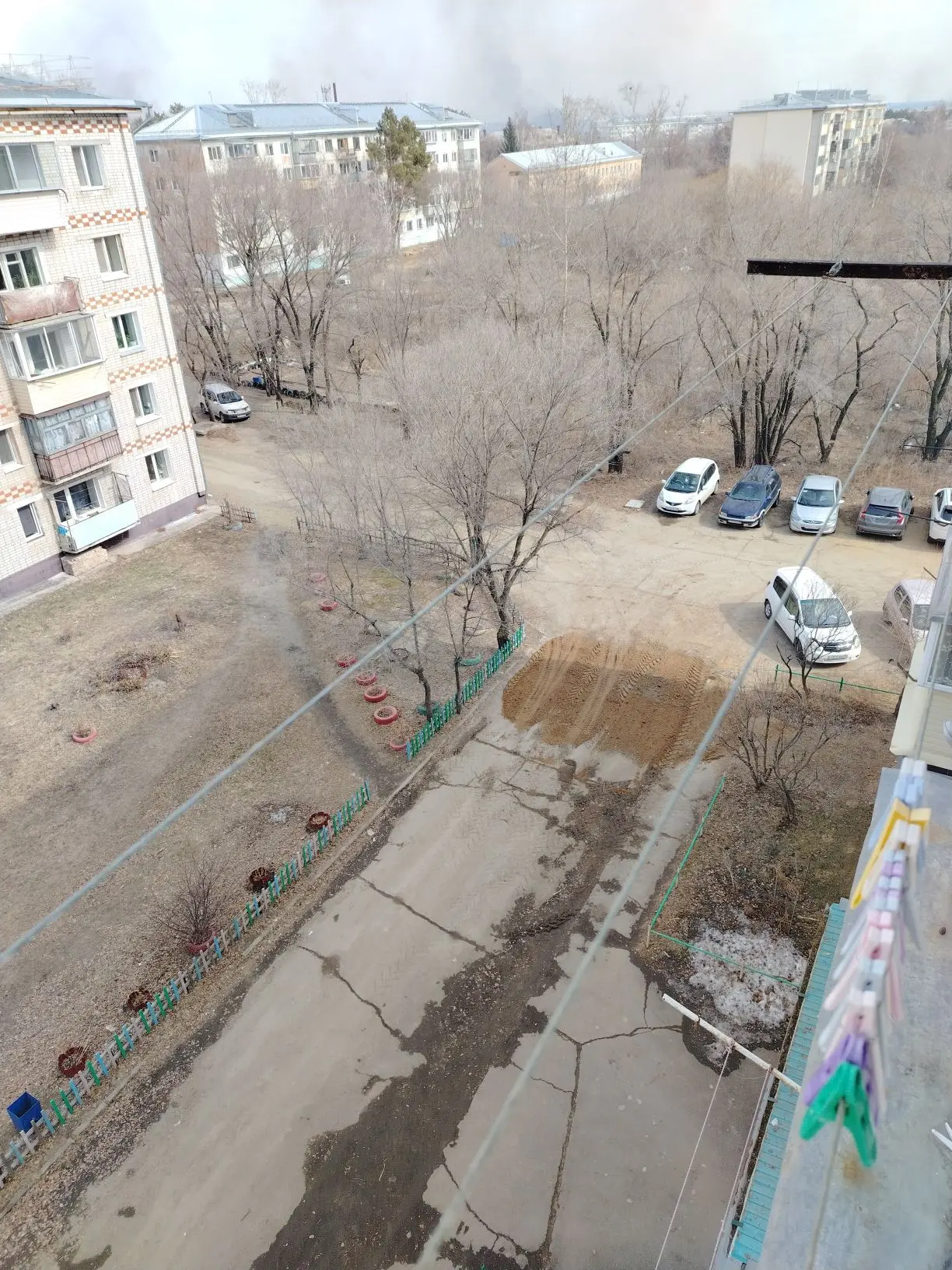 засыпали