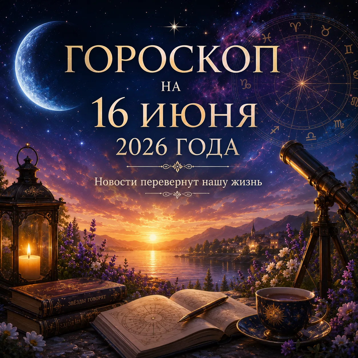 🌿✨ ГОРОСКОП НА 16 ИЮНЯ 2026 ГОДА ✨🌿

Этот день может принести неожиданные новости и заставить по-н