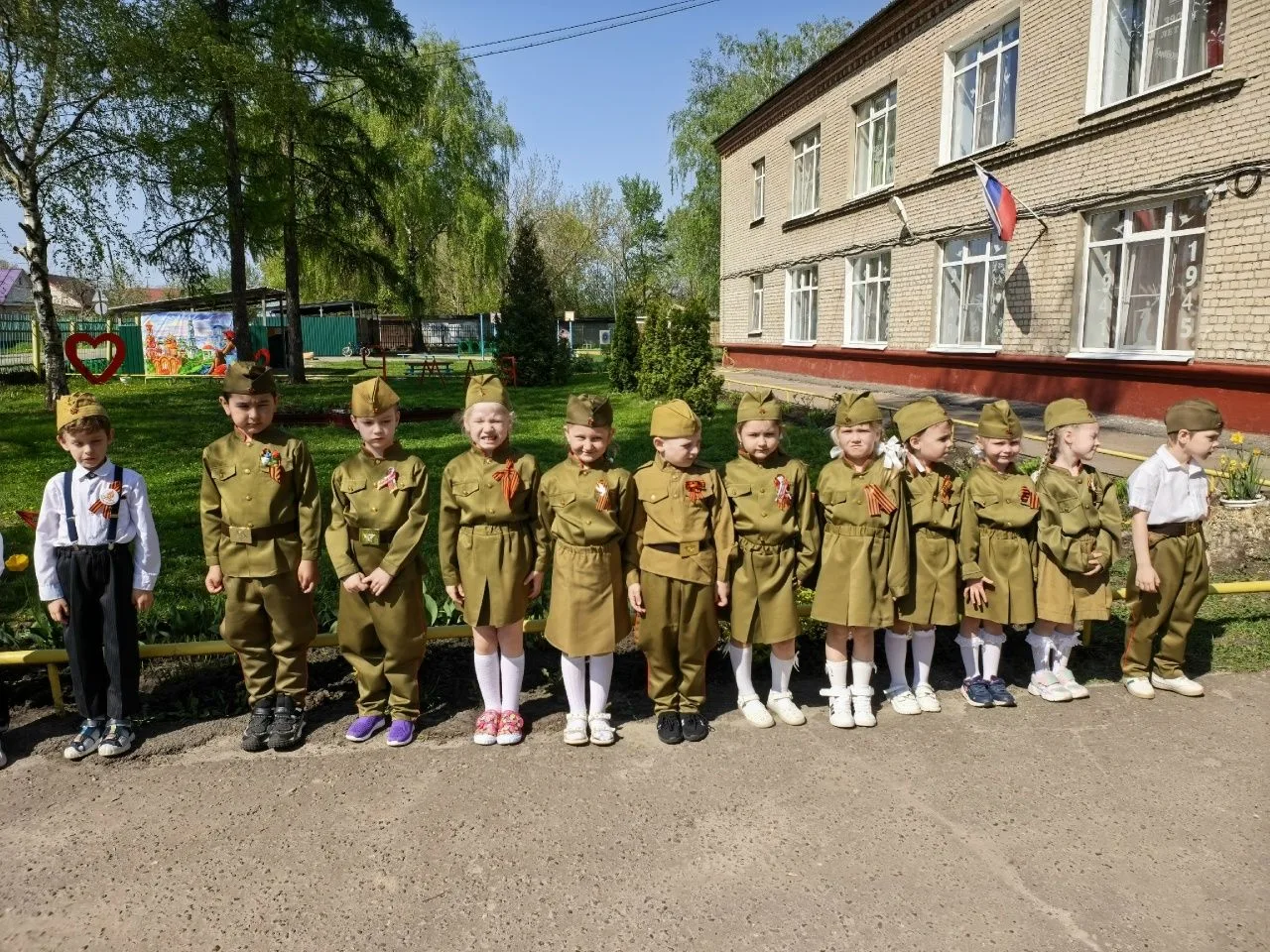 Сегодня в нашем детском саду в рамках  празднования 81-й годовщины Победы в Великой Отечественной во