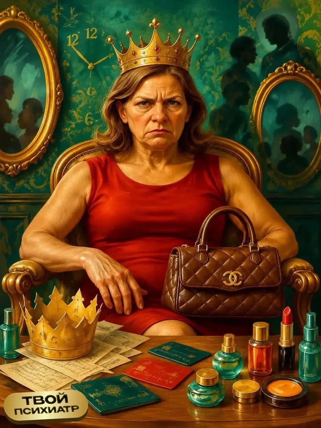👸 Мне 25. Ну ладно, 40. Ну хорошо… 50

Женщина-нарцисс: ключевые признаки
⠀
Нарциссическое расстрой