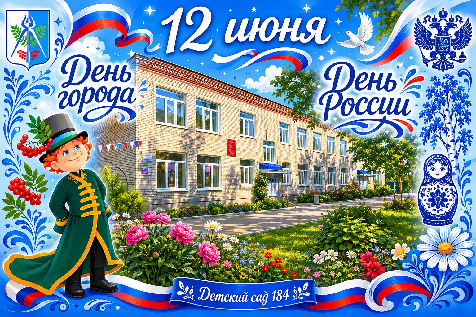 Сегодня особенный день — мы отмечаем сразу два больших праздника: День России и День нашего любимого