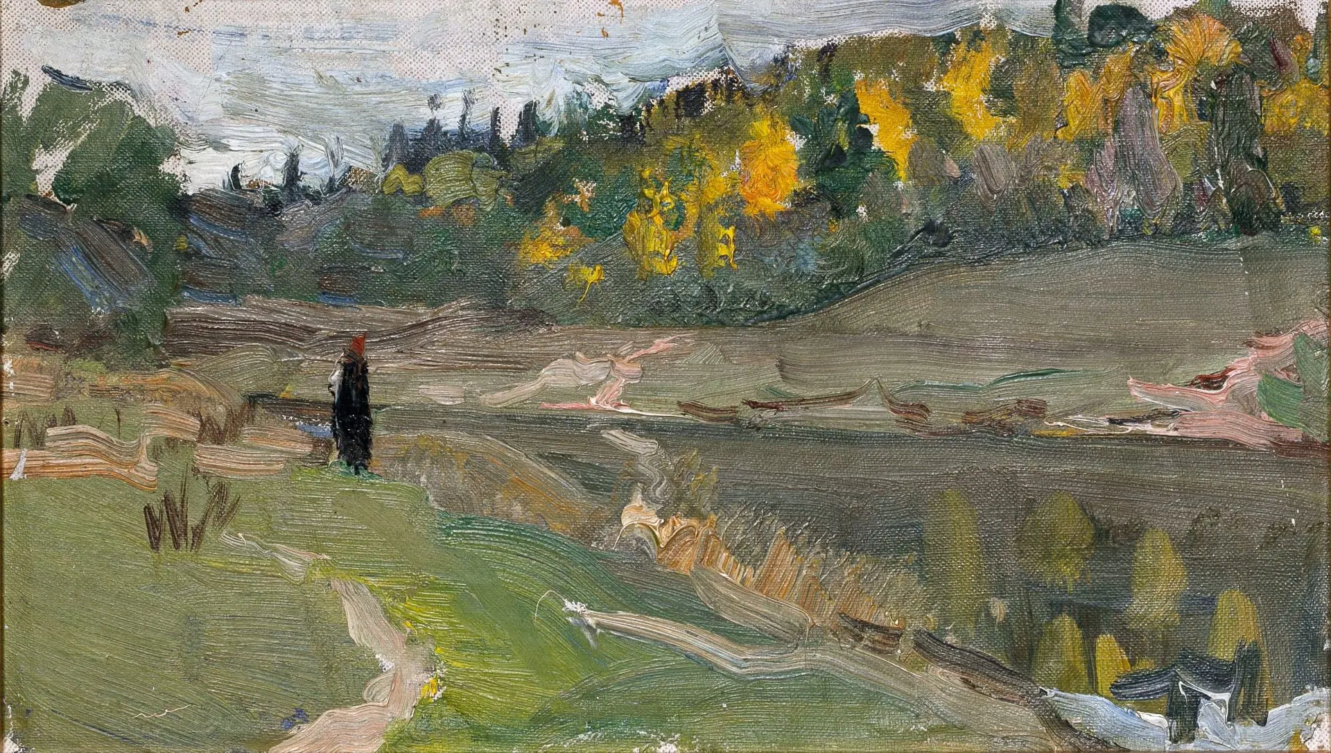 🖼️ «На реке», 1899
🎨 Сергей Арсеньевич Виноградов
(1869–1938)
Холст, масло. 53 × 99 см. 

Работа х