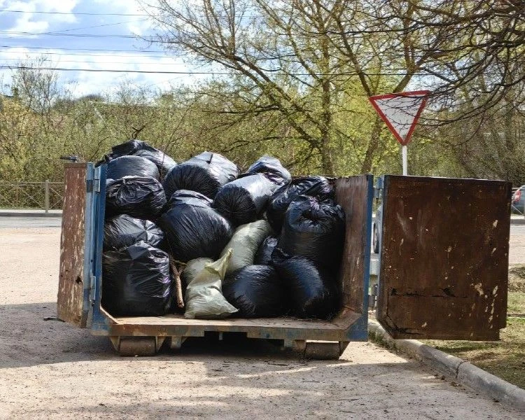 Апрельский общегородской субботник прошёл в Острове.
⁣
24 апреля островичи дружно взялись за дело и 