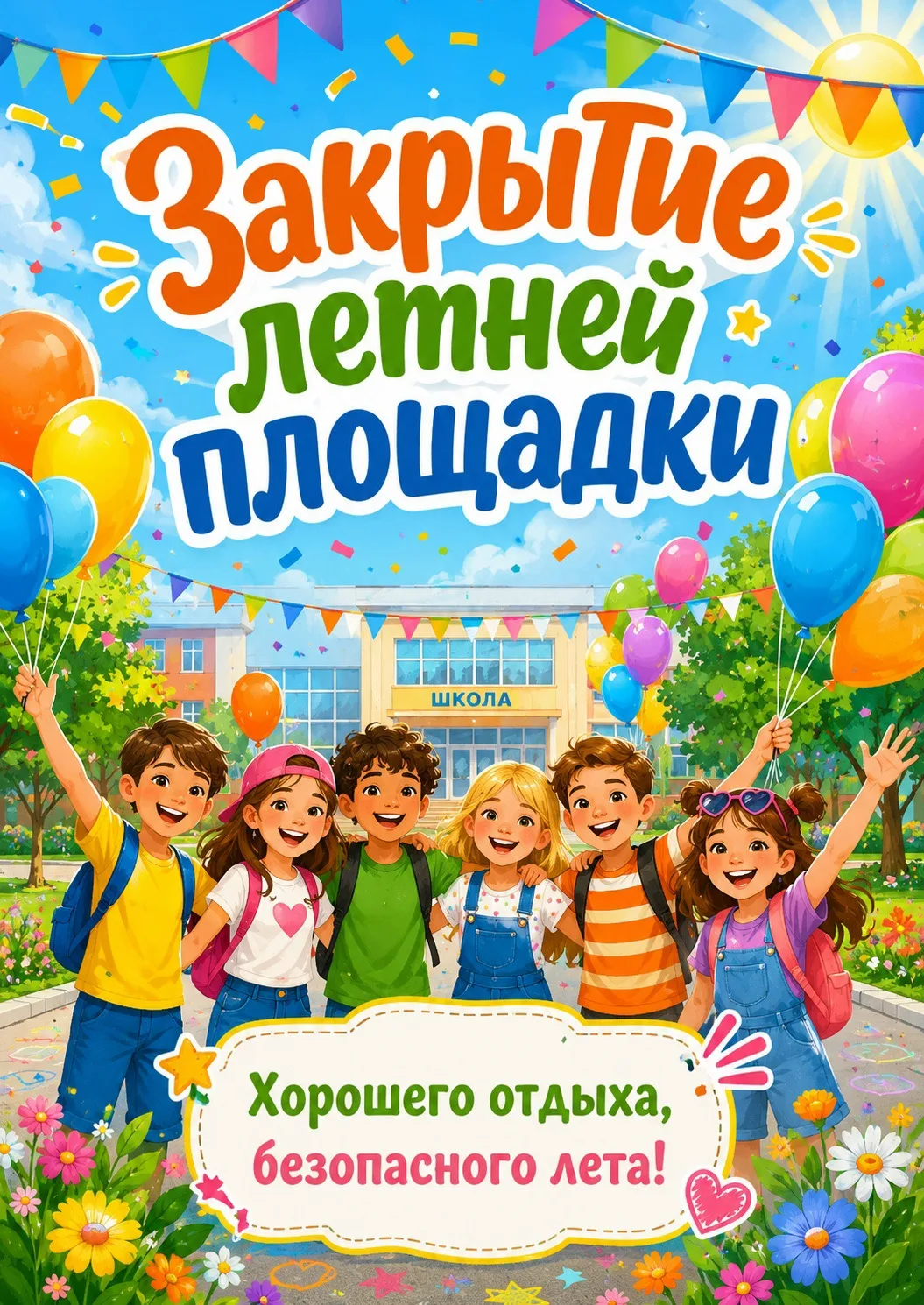 🌞 Завершился отдых в летних разновозрастных отрядах школы!

Эти дни были наполнены улыбками, играми