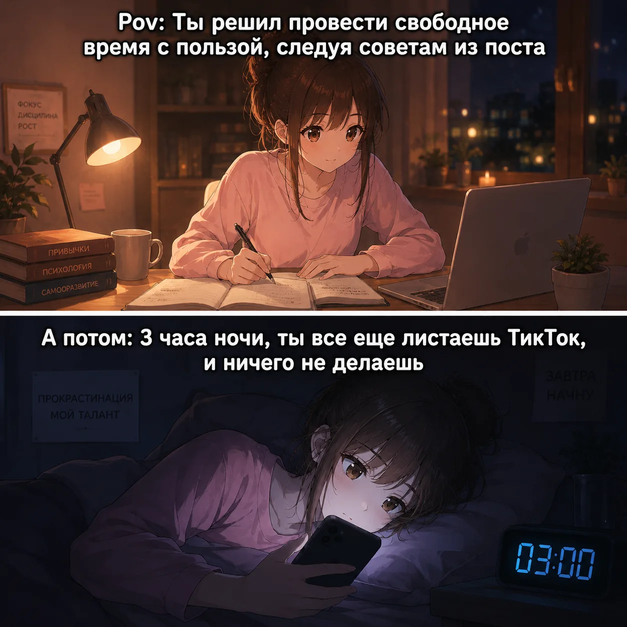 Свободное время 😊

То, что уж точно тебе нравится, и вот как провести его с пользой:

⭐️ Наведи пор