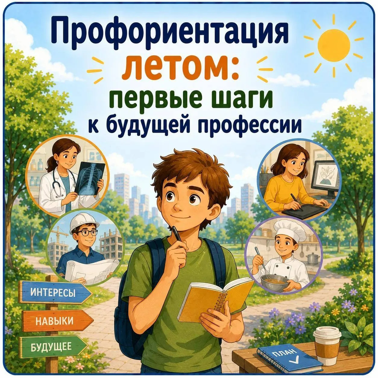 Лето — время примерить профессию: с чего начать?

Когда нет уроков и домашних заданий, самое время у