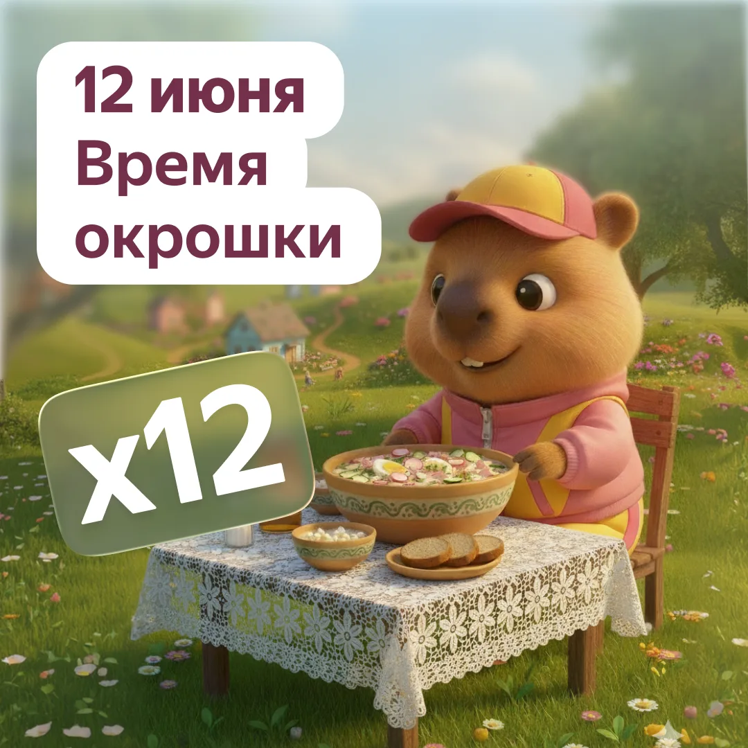 🪙🪙🪙🪙🪙🪙
🪙🪙🪙🪙🪙🪙

Посчитали сколько монет тут? 

Сегодня их будет во столько раз больше. Да