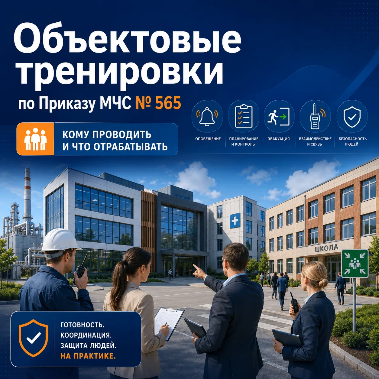 Объектовые тренировки : кому проводить и что отрабатывать

📢Продолжаем разбирать виды учений и трен