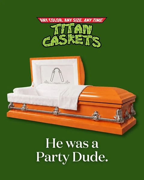 Мы не жалкие букашки. 

В США снова завирусился магазин гробов Titan Caskets. На этот раз компания в