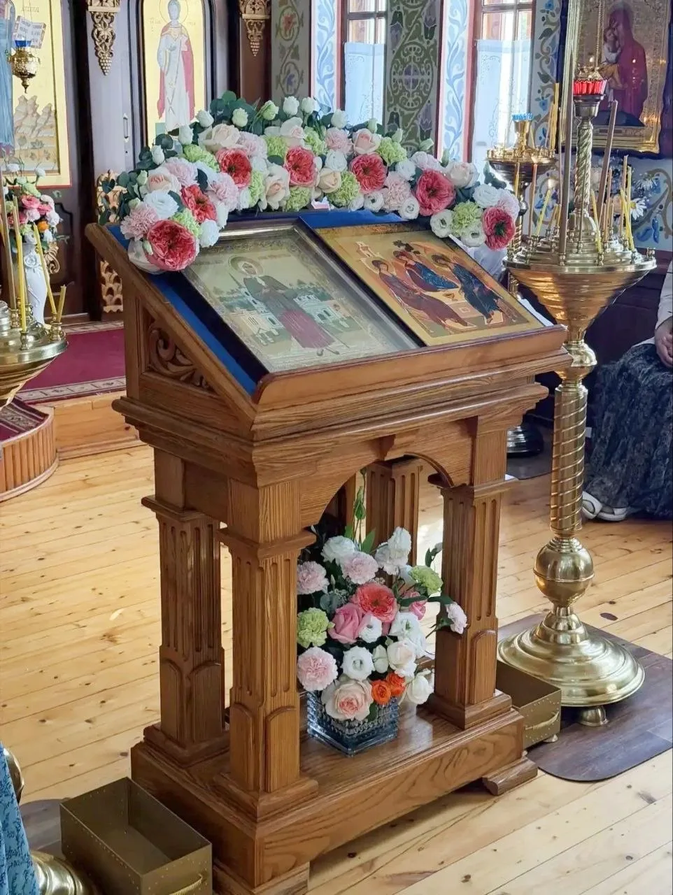 🌸В День памяти матушки Ксении молились в храме Рождества Пресвятой Богородицы. Была совершена Божес