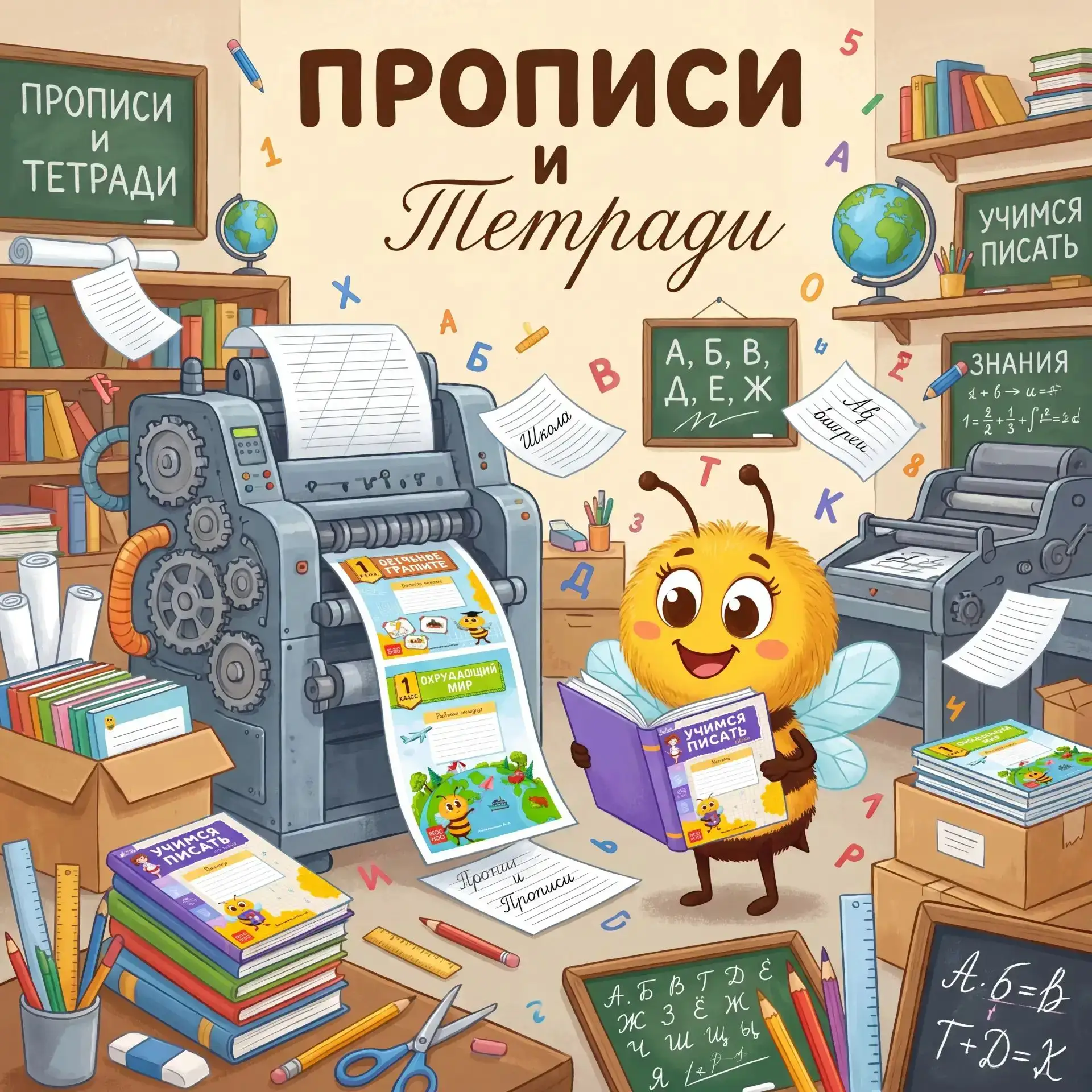 Добрый день 🐝
Как бы мы не хотели, чтобы получилось обеспечить всех желающих прописями и рабочими т
