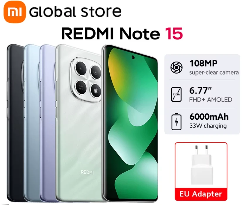 📱 Redmi Note 15 
⚡ Купить https://ali.click/9ckoe18?erid=2SDnjcVeNxz
👀 Global Version цена 👌 9 72