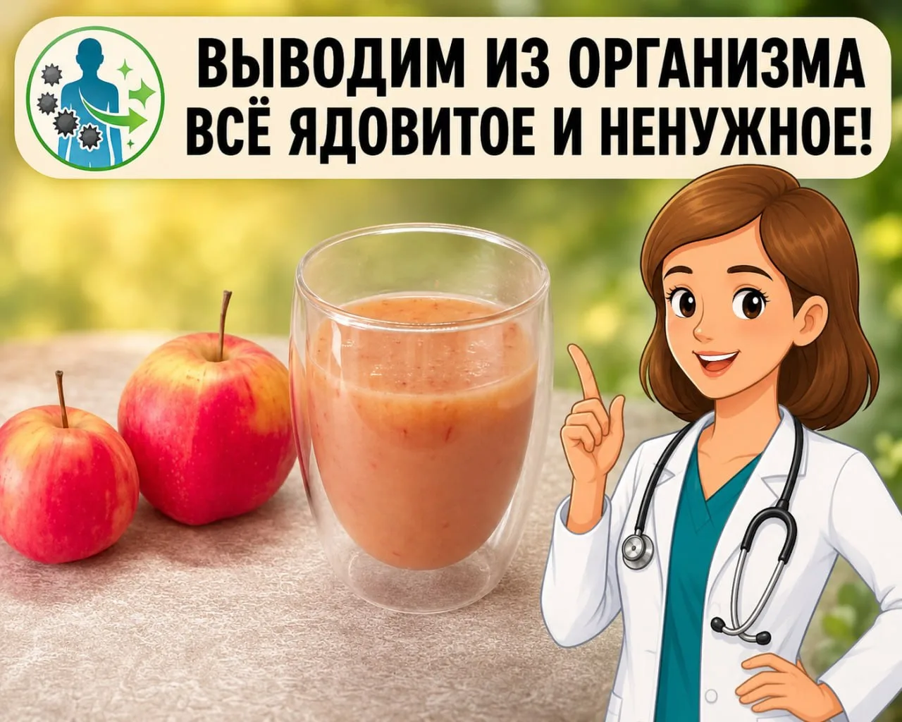 🍸Пейте эти напитки чтобы вымыть из организма все ядовитое и ненужное!

🍎Яблоко с корицей. Режем яб