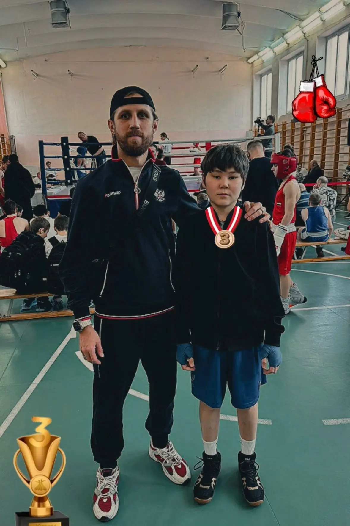 🥊🥳🥳🥳🤩🥉Недавно прошло Первенство Санкт-Петербурга по боксу, где наш спортсмен - Бондаренко Миха