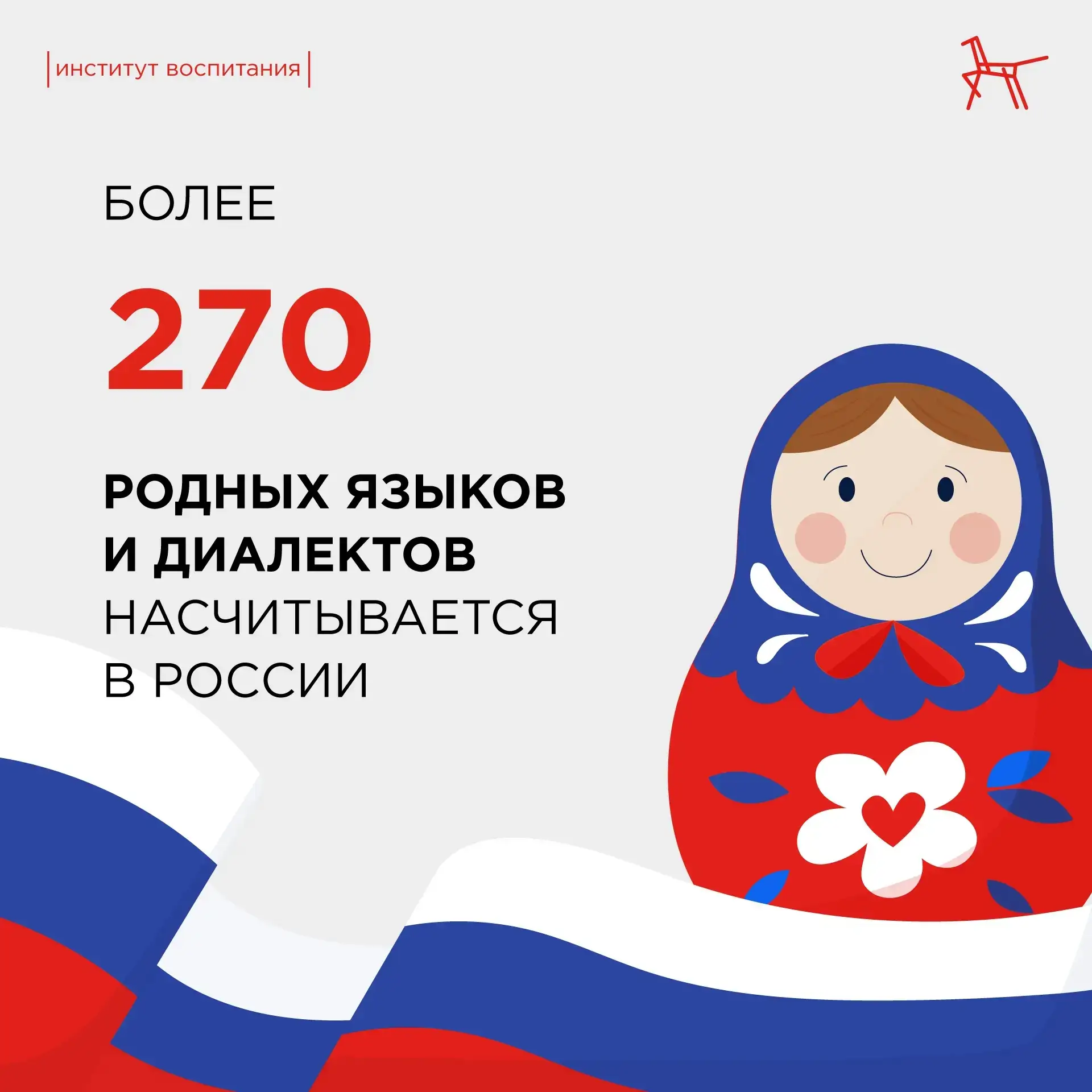 Международный день родного языка 

Сегодня из 155 языков, включённых в реестр, 105 используются в си