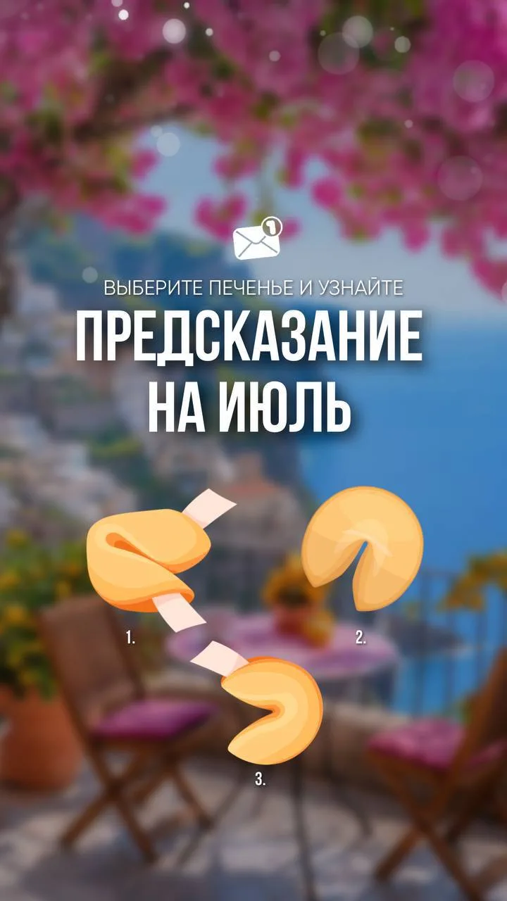Ловите предсказание на июль. Выбирайте любое печенье