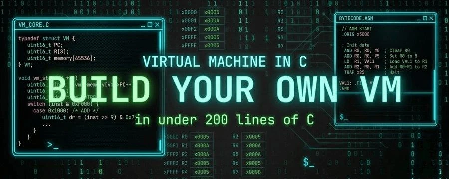 Своя виртуальная машина на C за 200 строк⁠⁠
Каждый раз, когда мы запускаем inference LLM, мы на само