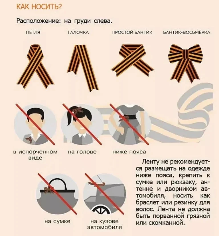 «У самого сердца». Напоминаем о правилах ношения Георгиевской ленты 
 
🎗 С 22 апреля дан старт ежег