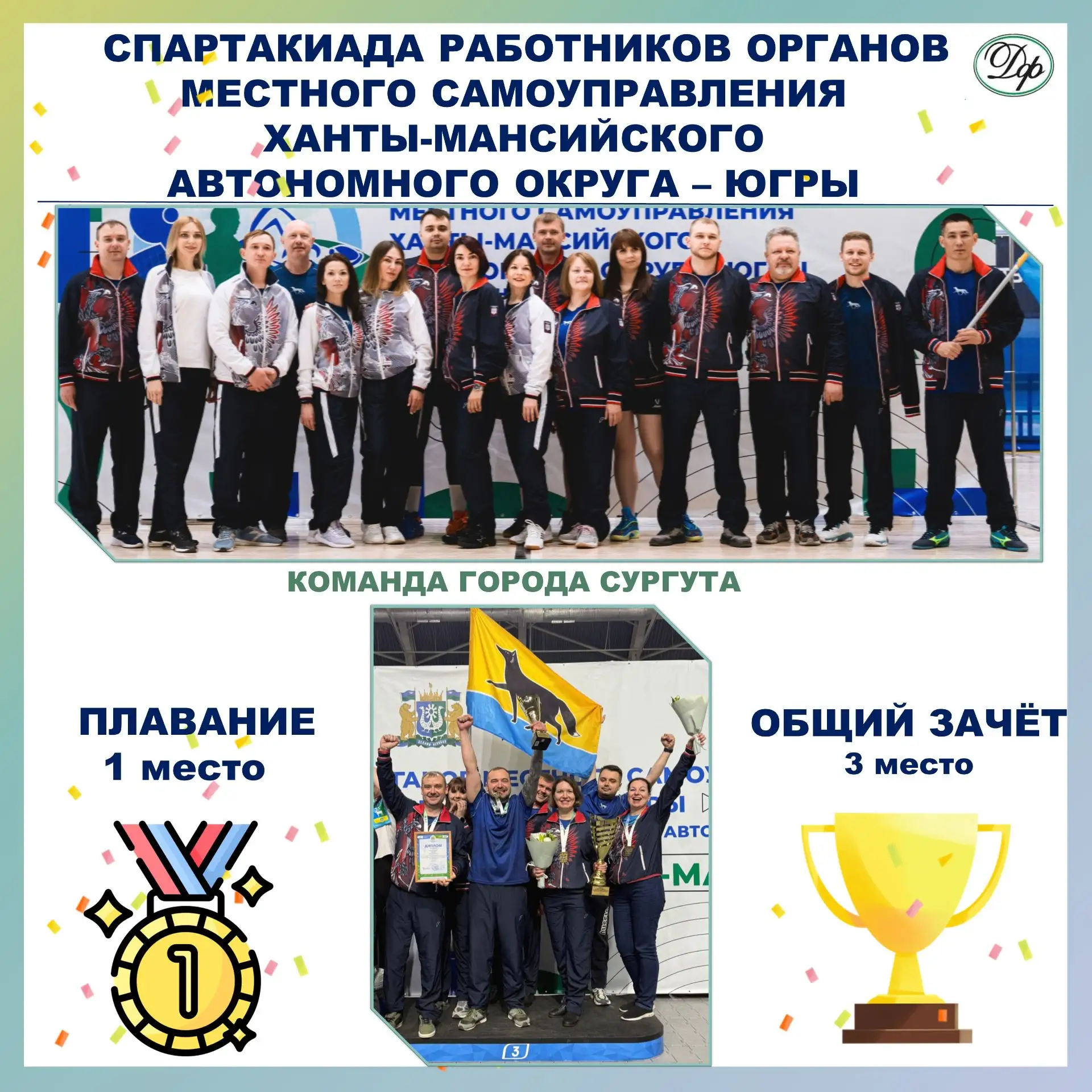 👥Участие в мероприятиях

👏Сотрудники департамента финансов приняли участие в Спартакиаде работнико