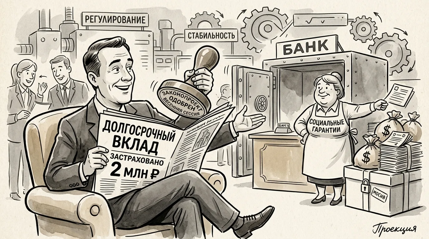 Госдума планирует принять законопроект о повышении страхового покрытия по долгосрочным вкладам с 1,4
