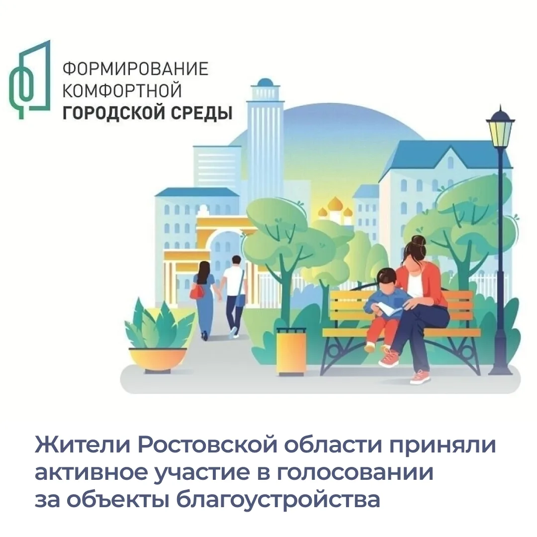 Минстрой России подвел итоги голосования за объекты благоустройства. Оно проводилось по федеральному