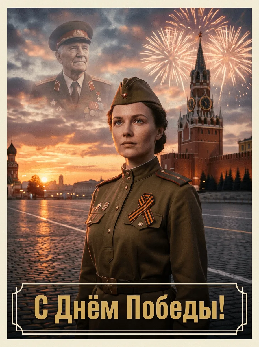 С Днём Победы!
9 Мая- день памяти, силы и великого подвига.
Спасибо ветеранам за мужество, мирное не
