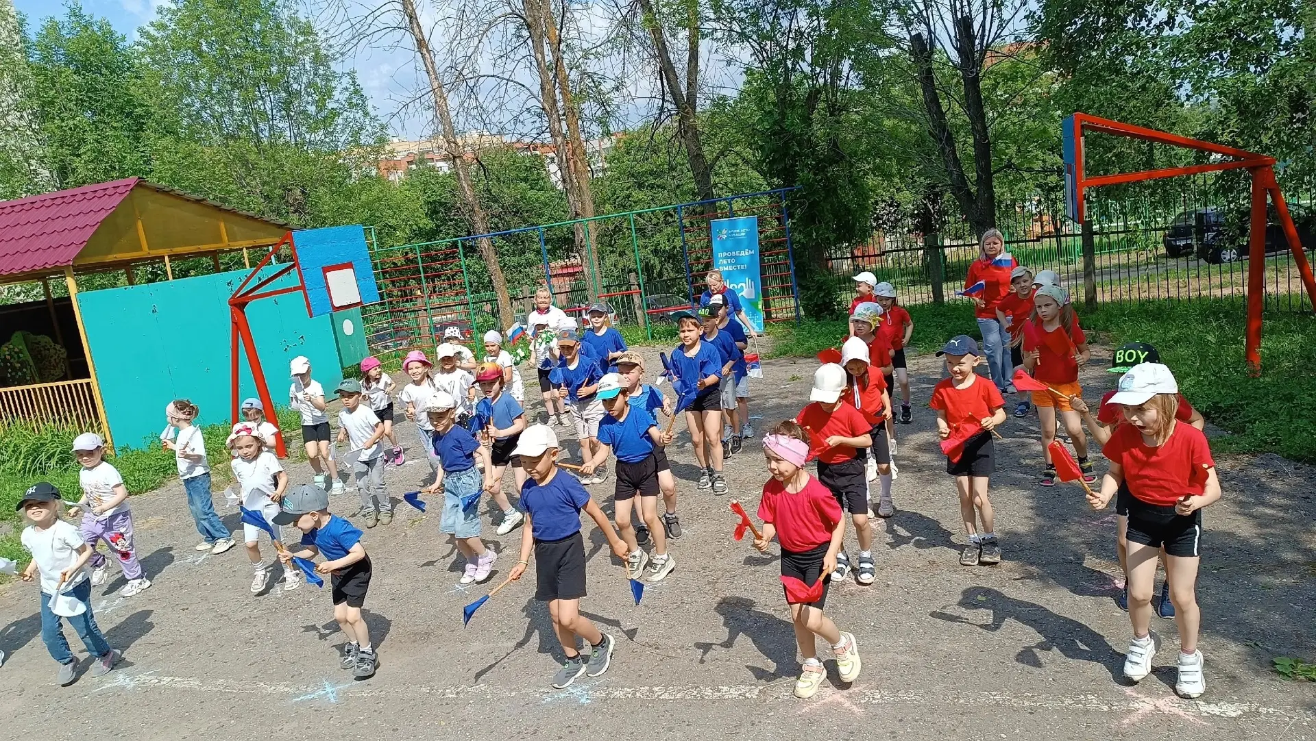 МБДОУ «Детский сад №133» г. Чебоксары стало одной из площадок праздничного флешмоба-зарядки «Физкуль