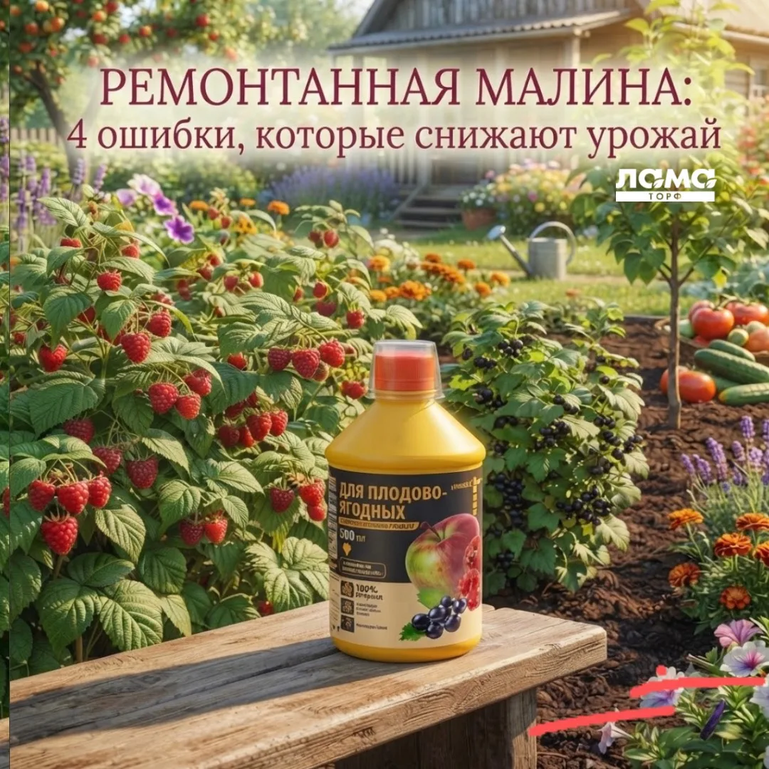 Ошибка 1: Редкий и поверхностный полив.

Корни малины залегают неглубоко и страдают от жары первыми.