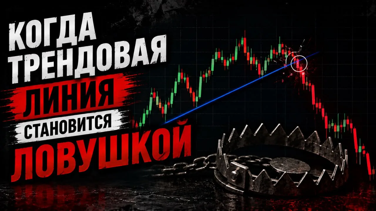 🎞  Когда тренд становится ловушкой

В тренде большинство смотрит на трендовую линию, как на поддерж