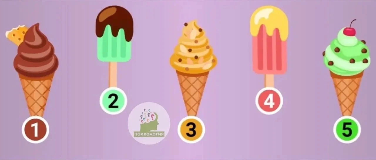 🗝️ Ключ к тесту 🗝️ 

1🍦 Шоколадный рожок с печеньем
Если вы выбрали это мороженое, то вас можно о