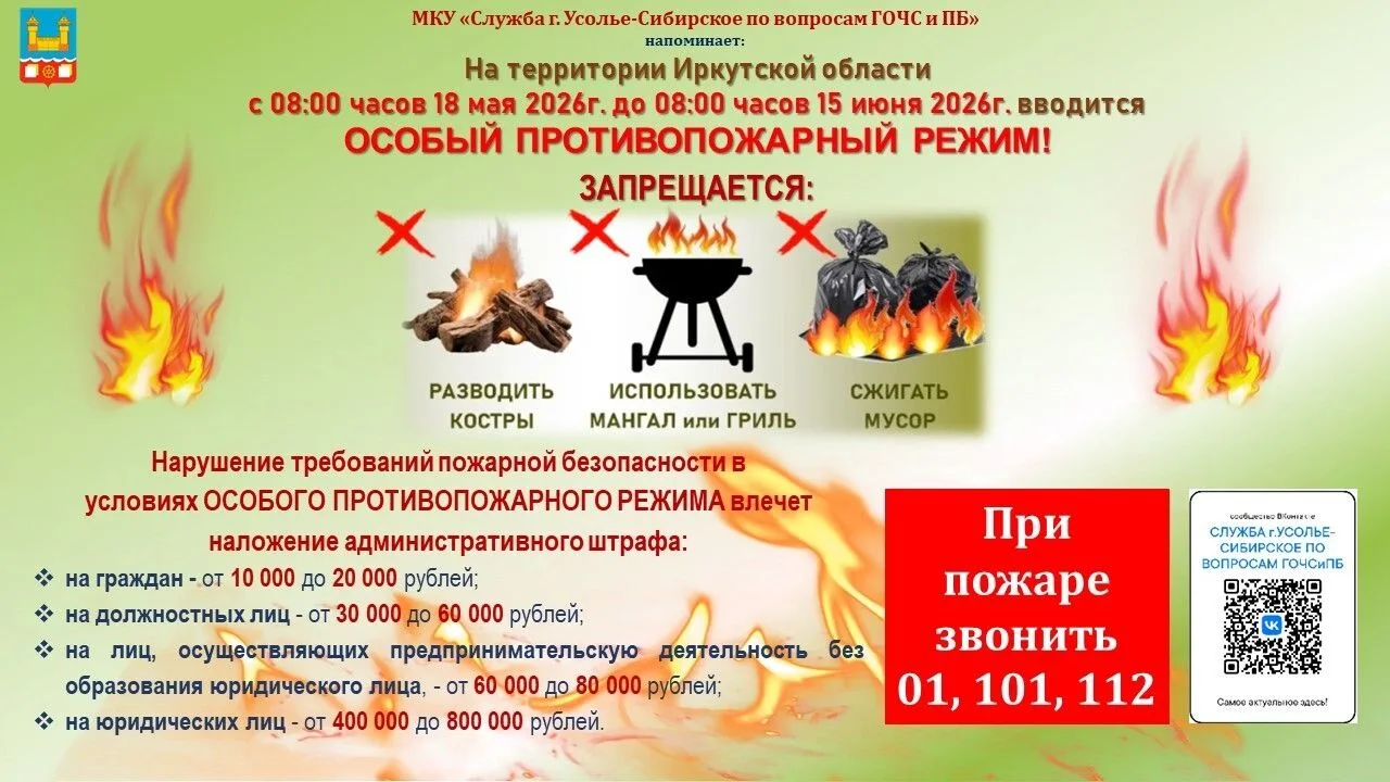 В связи с наступлением периода особой пожарной опасности, связанной с прогнозом неблагоприятных мете